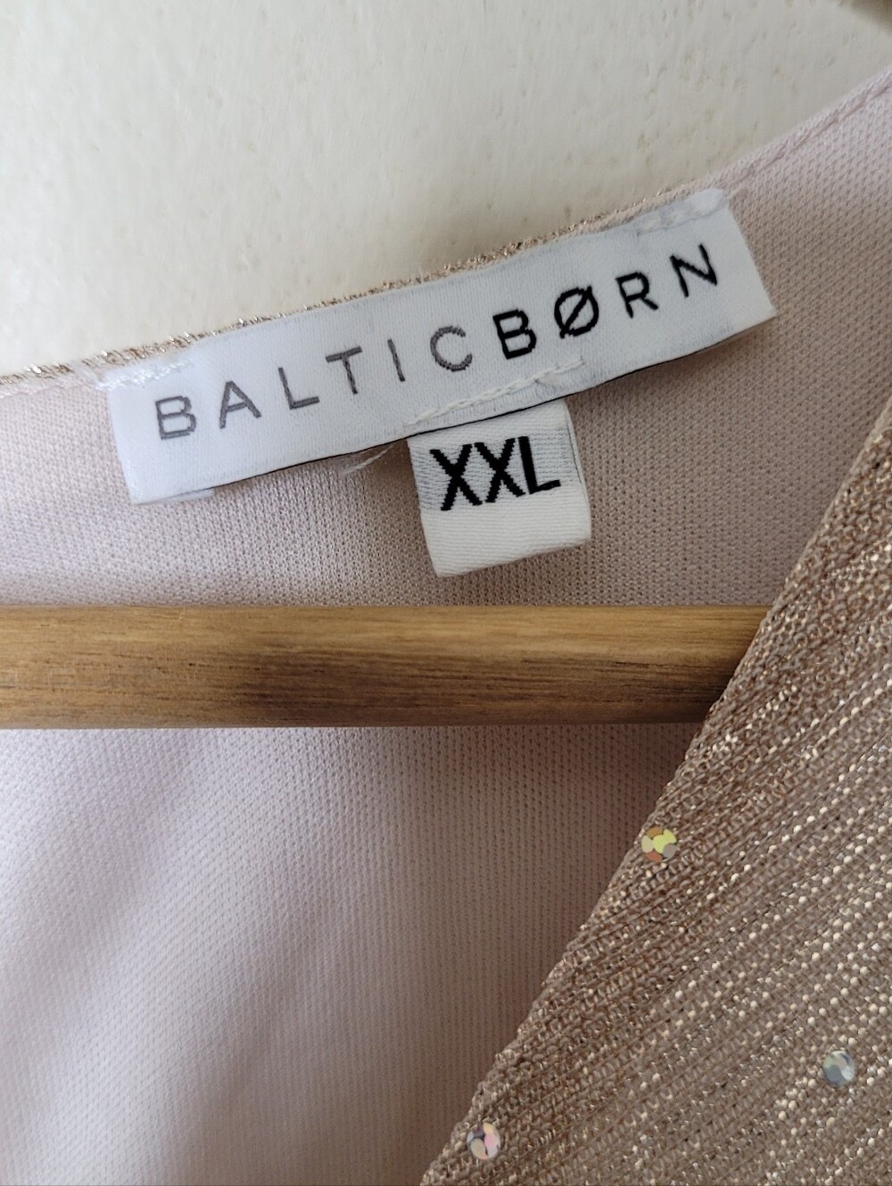 Baltic Born Grace Sparkle Gown In Champagne - Picture 11 of 13